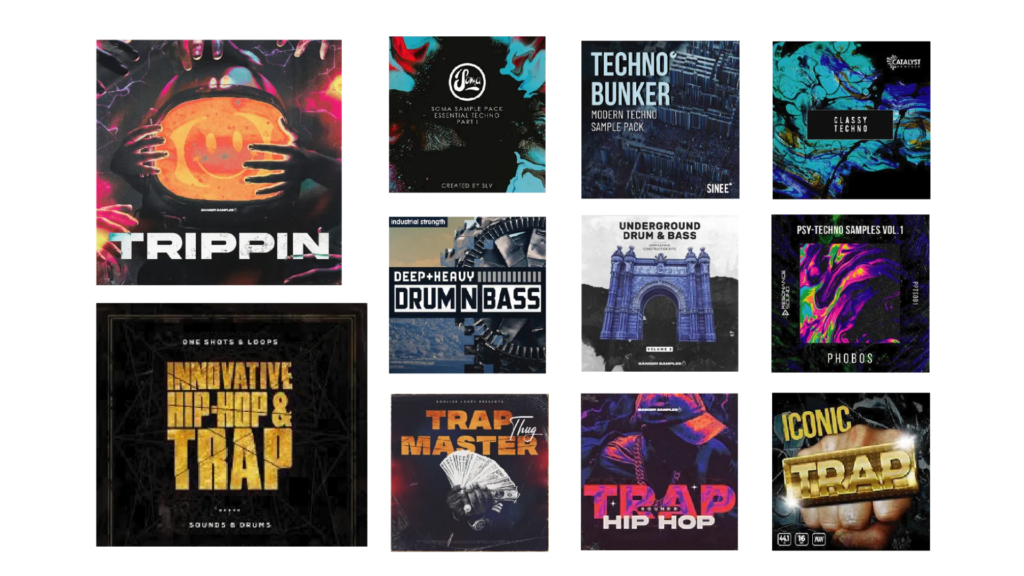 Copertina di un sample pack originale prodotto da Offchronicle Sound per beatmaker e produttori musicali